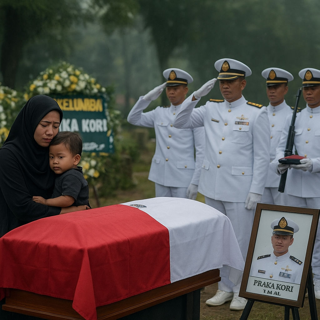 Duka Keluarga Praka Kori, Anggota TNI AL Lampung Korban Longsor Cisarua
