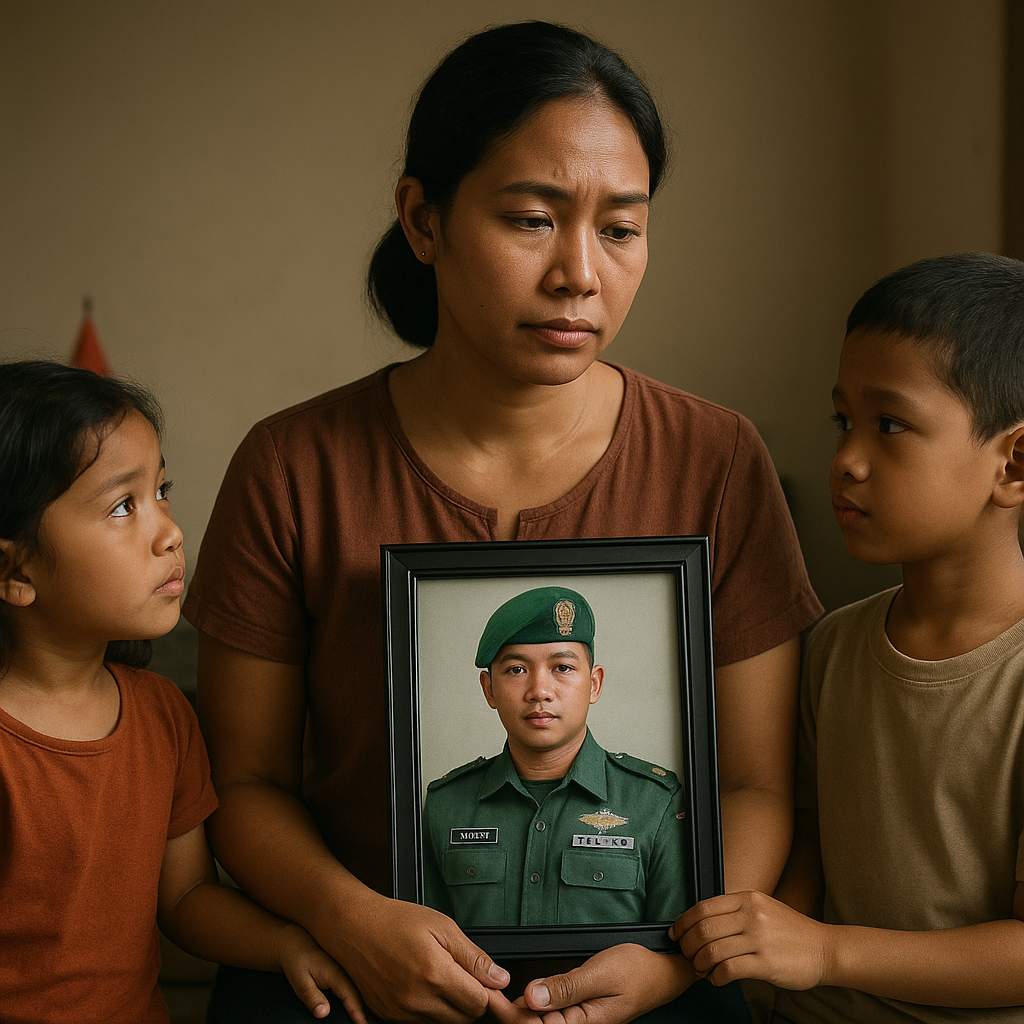 Doa Istri Serda PM Togap Sihombing, Prajurit yang Gugur di Papua, untuk Ketangguhan Keluarga dan Anak-Anak