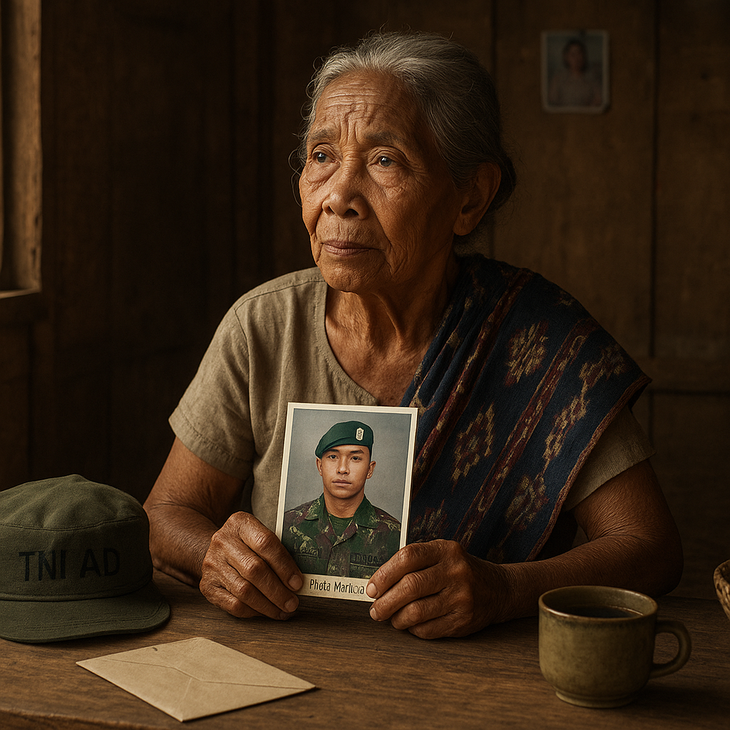 Ibu 82 Tahun di NTT Menanti Pulangnya Prajurit TNI AD dari Papua