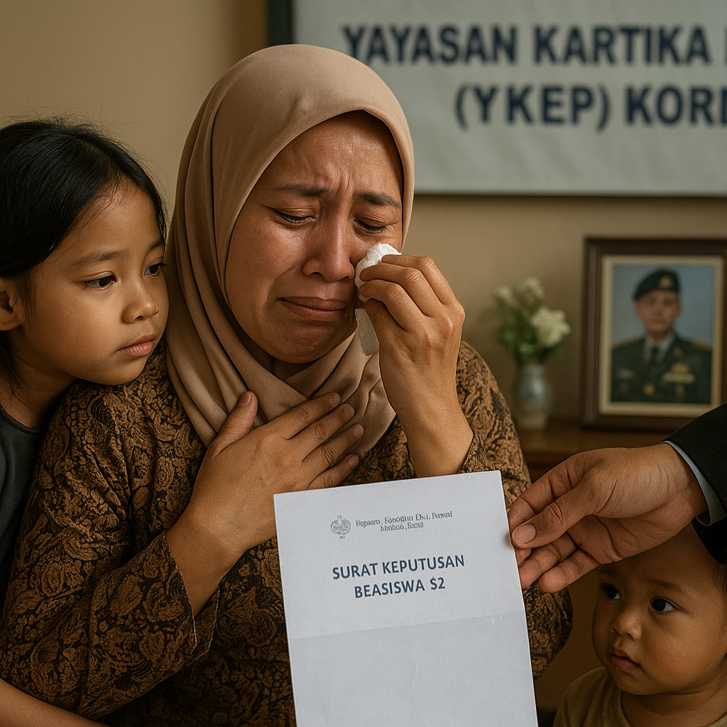 Air Mata Haru Ibu Dua Anak Penerima Beasiswa S2, Suaminya Gugur di Papua
