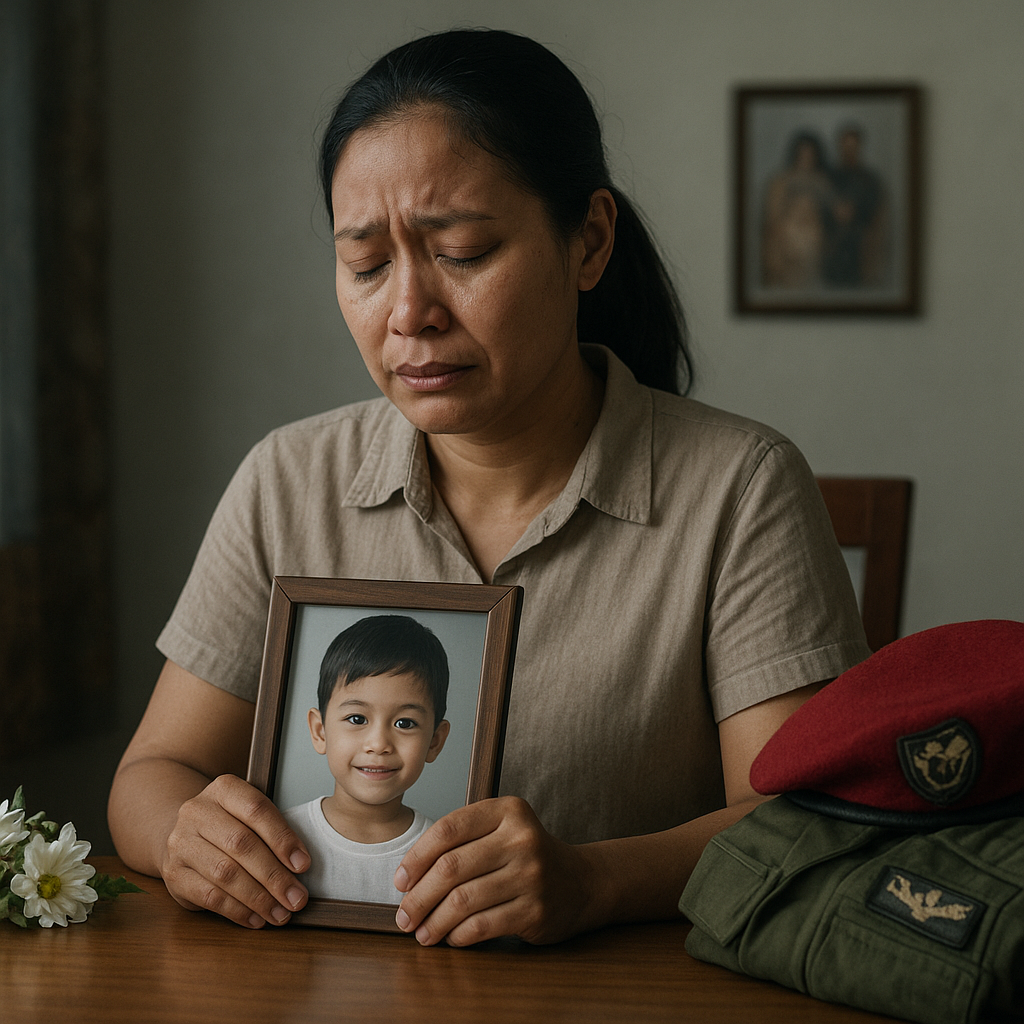 Suara Getir Istri Kopassus yang Tak Sempat Melayat Anaknya yang Wafat karena Kecelakaan Pesawat