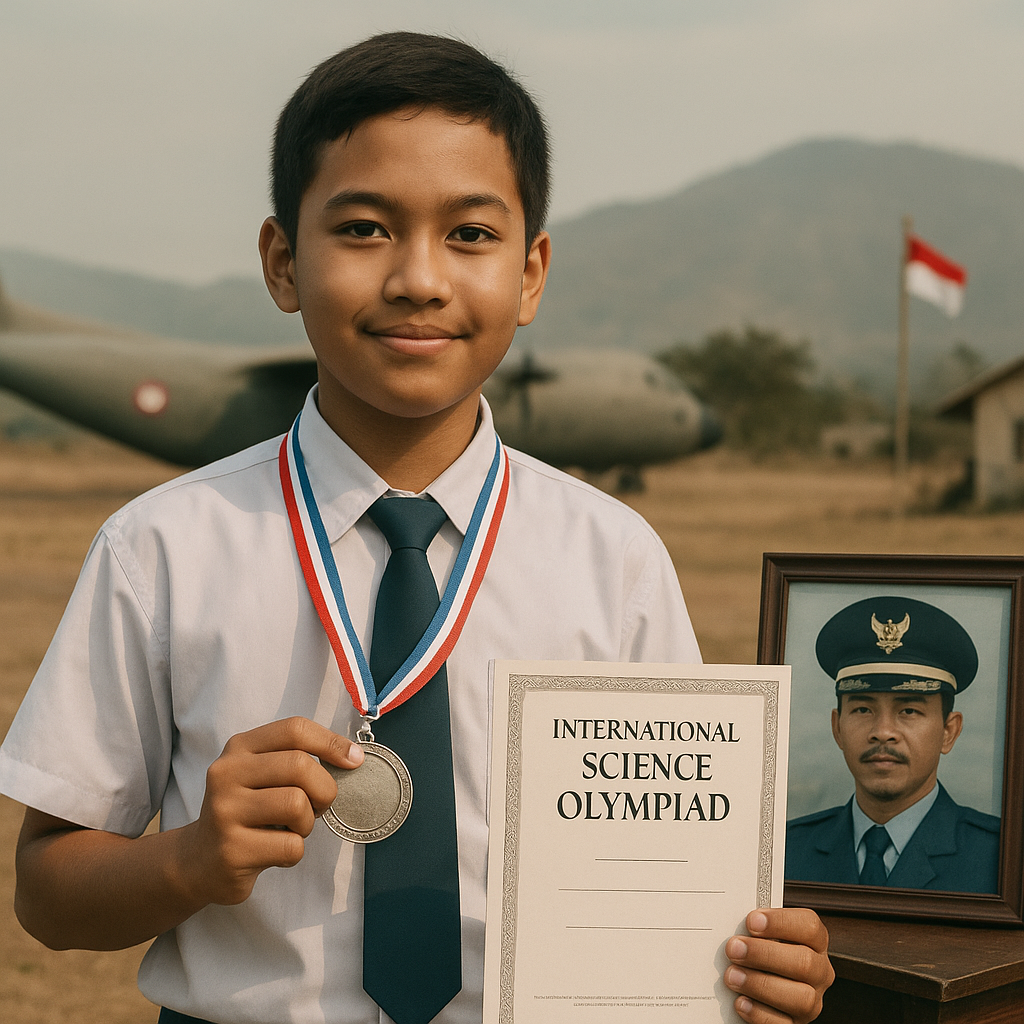 Anak Prajurit TNI AU Raih Prestasi Akademik Internasional, Dedikasikan untuk Ayah yang Bertugas