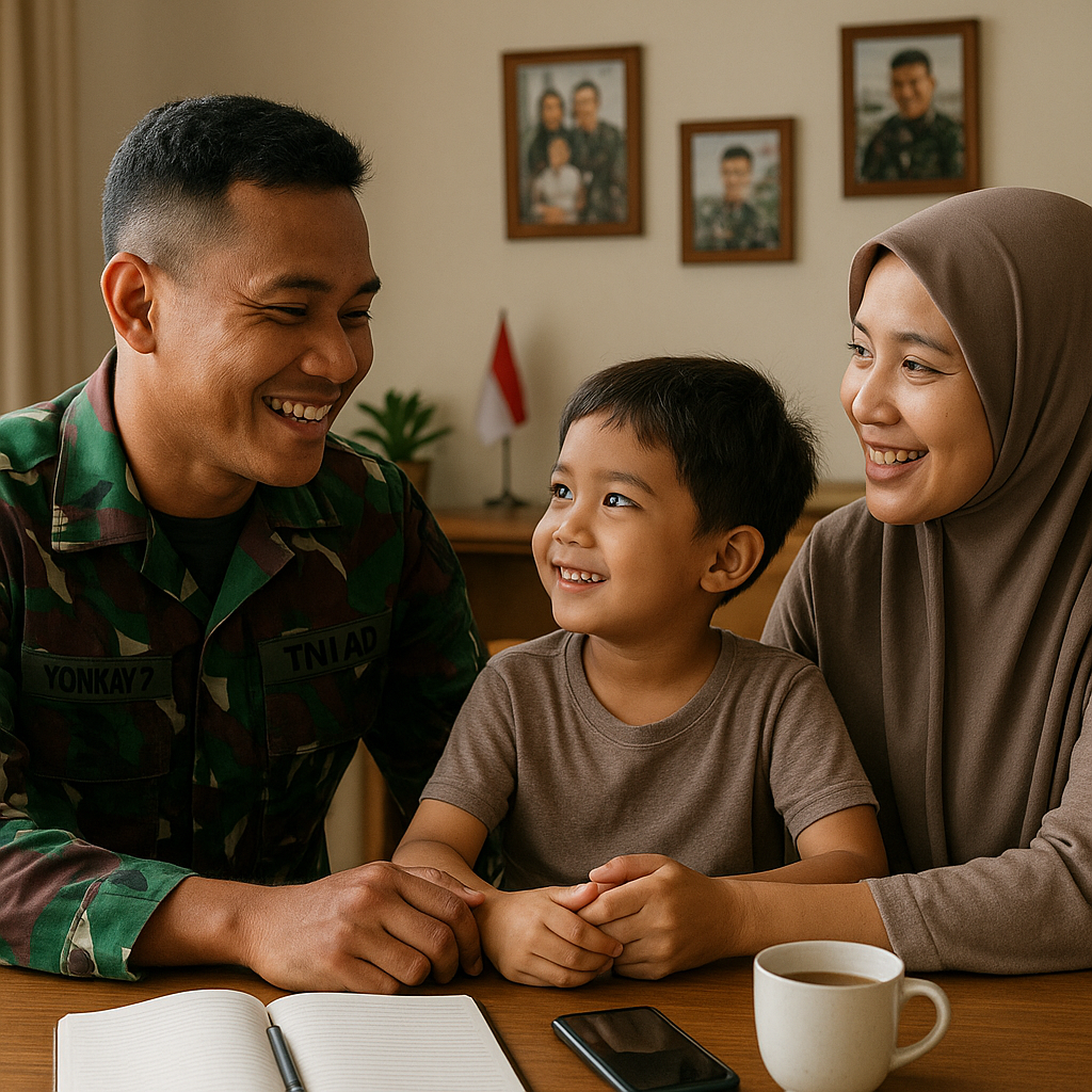 Keluarga, Fondasi Kokoh di Balik Kesuksesan Prajurit Batalyon Kavaleri 2/Tank TNI AD
