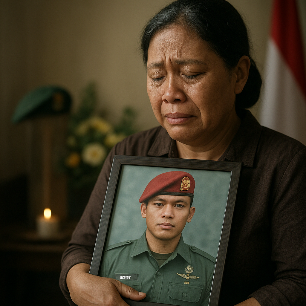 Ibu Prajurit yang Gugur di Papua: 'Dia Bilang, Ibu Doakan Saya Selamat'