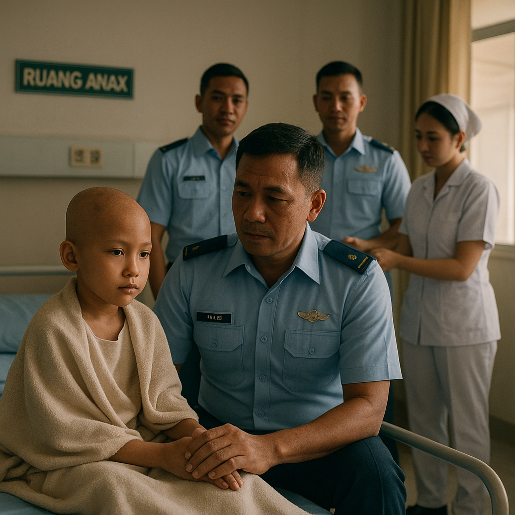 Kisah Haru Anak Prajurit TNI AU yang Berjuang Melawan Kanker, Dapat Dukungan dari Satuan