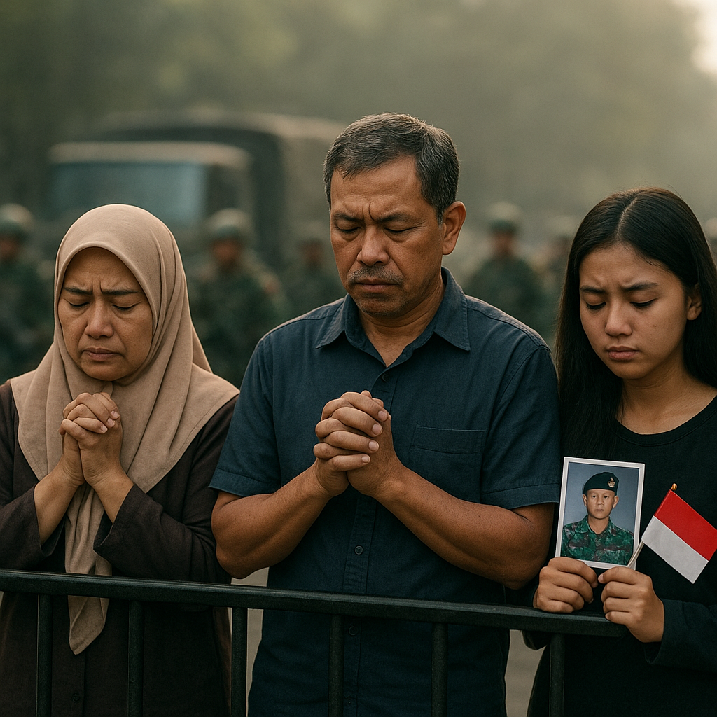 Upacara Pelepasan Prajurit TNI Dijaga Kerahasiaan, Keluarga Hanya Bisa Berdoa dari Jauh
