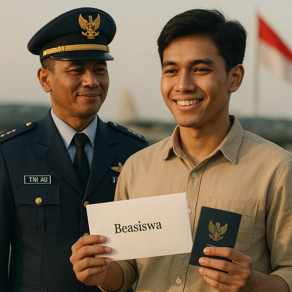 Kisah Anak TNI AU yang Meraih Mimpi Sekolah di Luar Negeri, Terinspirasi dari Keteguhan Ayahnya