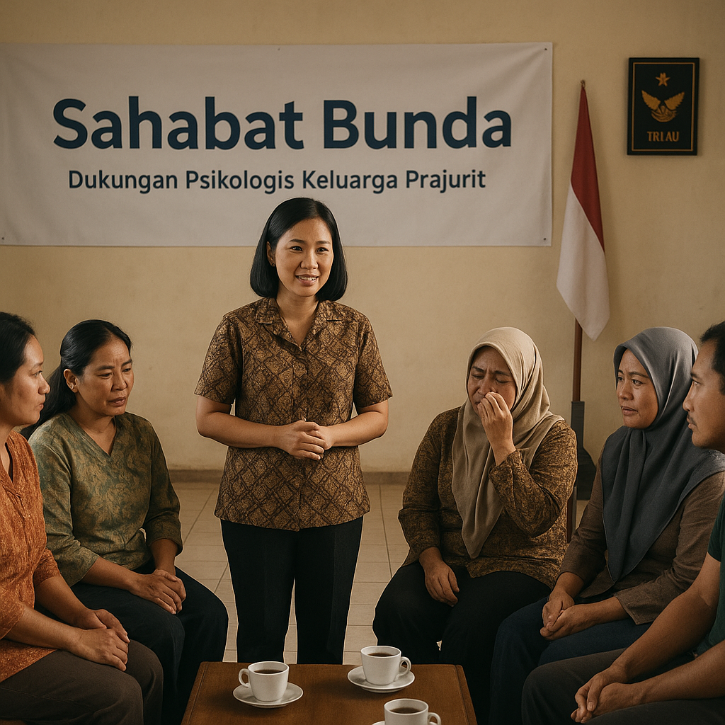Istri Prajurit TNI AU Dirikan Komunitas 'Sahabat Bunda' untuk Dukungan Psikologis Keluarga Prajurit