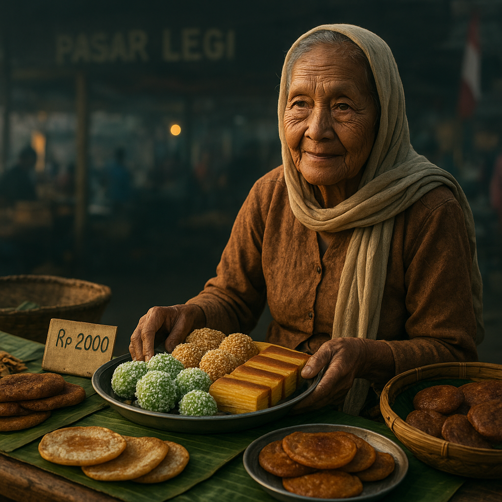 Ibu 83 Tahun Jualan Kue, Biayai Anaknya yang Jadi Bintara Tingkatkan Kesejahteraan